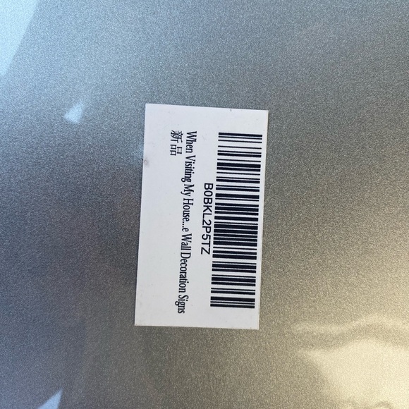 Cat-Themed Decorative Sign, NWT - Picture 4 of 8